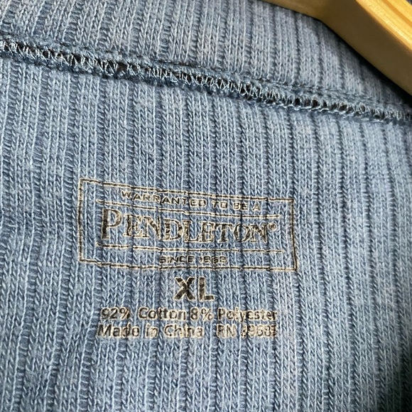 Pendleton Ribbed Mens Half zip - Picture 2 of 8